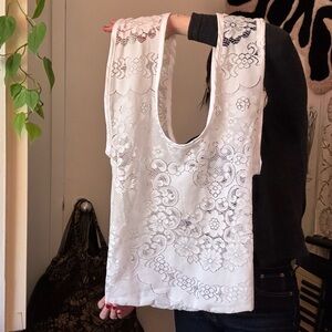 White Lace Bag